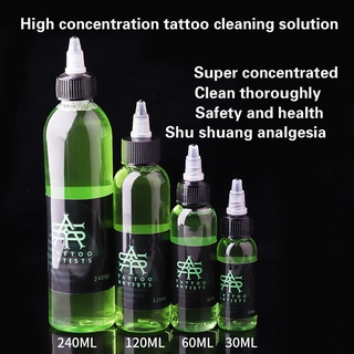 30ML/60ML/120ML Cyanobacteria Tattoo Cleaning Products Green Algae Soap Cleaning Solution