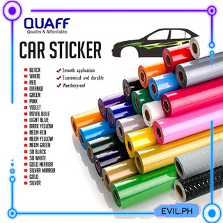 QUAFF Car Sticker 20 inches x 10 meters