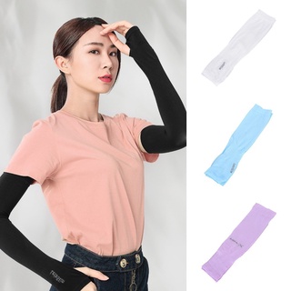 Outdoor Sports Sunproof Arm Ice Sleeve Sunscreen Skin UV Protection Men Women Gloves Outdoor Driving