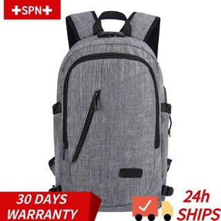 Laptop Backpack Waterproof Coded Lock Anti-theft Large Capacity Shoulder Bag 1VvF