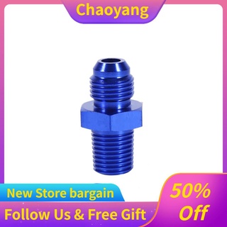 【Local Stock】☆Ready Stock☆Aluminum Alloy Car AN6 To NPT 1/4" Fuel Oil Fittings Straight Adaptor B