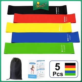 Supergamer Resistance Bands Latex Elastic Yoga Pilates Band Home Gym Strength Workout Power Fitness Equipment Training