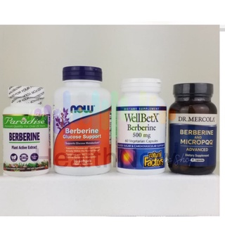 Berberine Glucose - Paradise Herbs Now Foods Natural Factors Dr. Mercola