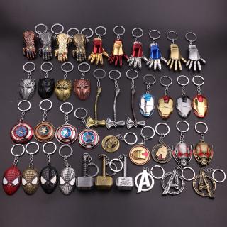 Marvel Avengers Thor's Hammer Keychain Captain America Shield Hulk Key Chain Keyrings