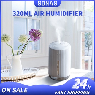 Mini Humidifier Air Humidifier 320ML USB Charge Aromatherapy Diffuser with LED Lamp Mist Humificador