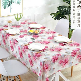 AMY#TABLECLOTH WATERPROOF PLAID TABLE COVER