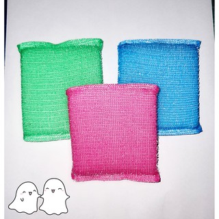 LNSG! Scouring Pad Heavy Duty Colorful Cute Pad Household