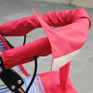 Baby Stroller Pram Pushchair Hook Loop Recyclable Oxford Bumper Handle Bar Cover