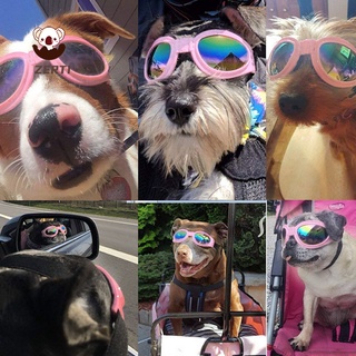 Zerti Foldable Dog Sunglasses Pet Eye Protection Windproof Pet Goggles Sunscreen Polarized Glasses
