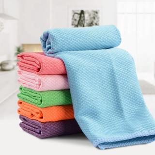 Soft Microfiber Thickening Cleaning Towel,Kitchen Dish Towel,Glass Window Cleaning Cloth,Car Dust Cleaning Cloth