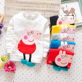new spring and autumn winter pig Patqi children's Korean version of cotton spandex round tie baby clothes (7)