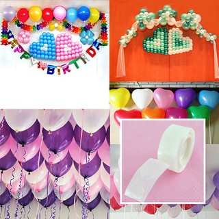 1 Roll 100Pcs Double Sided Glue Adhesive DIY Wedding Party Balloon Decor (2)