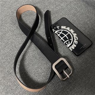 Korean Style Rectangle Pin Buckle Belt