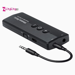 Bluetooth 5.0 Transmitter Receiver 3-In-1, Wireless 3.5mm Audio Adapter for TV PC Headphones Home Sounds System Car