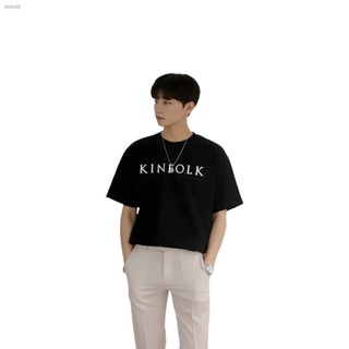 *mga kalakal sa stock*⊙✺♙KINFOLK Korean Shirt [ORANGE/BLK/WHT]