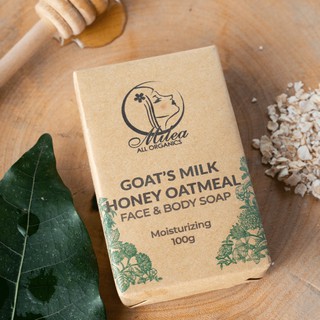 Milea All Organics Goat's Milk Honey Oatmeal Moisturizing Soap