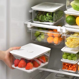 Airtight Container Fridge Organizer Food Storage Fruits and Vegetables Fefrigerated Storage Boxes