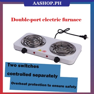 AASHOP.PH Double Burner Hot Plate Electric Cooking Stove