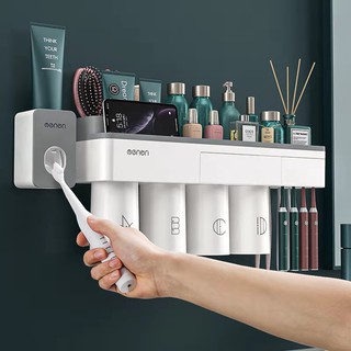 Oenen Bathroom Toothbrush Holder Nordic Style Storage Rack PP Environmental Protection Material M-010