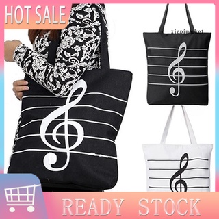 ML_ Women Shoulder Bag Canvas Handbag Totes Shopper Fashion Travel Musical Bags