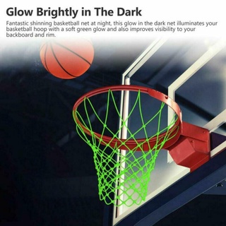 Green Fluorescent Standard Basketball Net Luminous Basketball Sports Indoor Net Outdoor L8L4 (7)
