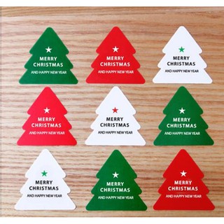 100PCS Christmas Gift Seal Stickers MERRY CHRISTMAS Sticker