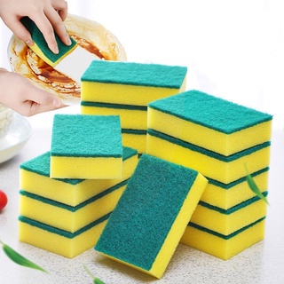 【ZIR】Dishwashing Sponge Kitchen Cleaning Nano Sponge Block Magic Wipe Sponge Scouring Pad Dishwashing Brush Rag