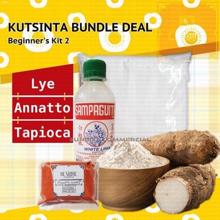 cooking✚♨✁Kutsinta Kit DEAL tapioca flour lihia/lye water anatto (Kutsinta Set 2)