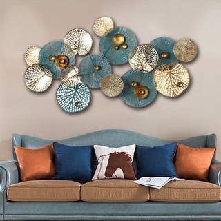 【Home decoration】French simple three-dimensional wall decoration wall hanging Nordic iron wall decoration living room sofa background wall decoration Pendant