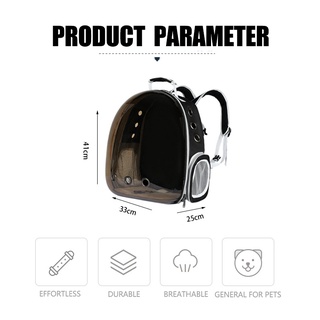 Pet Outing Portable Backpack Space Capsule Transparent Shoulder Cat Dog Portable Cage Pet Supplies (9)