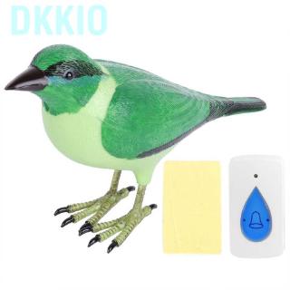 Dkkio Wireless Door Bell Bird Shape Crisp Birdsong Remote Control Doorbell Home Store