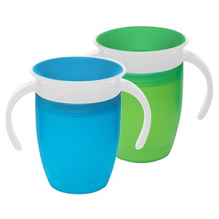 Munchkin Miracle 360 Trainer Cup, Green/Blue, 7 Ounce