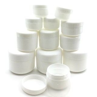 5Pcs Plastic Empty Makeup Jar Pot Refillable Sample bottles Travel Face Cream Lotion Cosmetic Container
