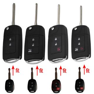 2/3/4 Buttons Modified Flip Remote Car Key Shell Case Fob For Toyota Camry RAV4 2012-2015 Corolla 2014 2015 TOY43 Blade