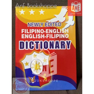 AUTHENTIC NEWLY EDITED FILIPINO-ENGLISH/ ENGLISH-FILIPINO DICTIONARY