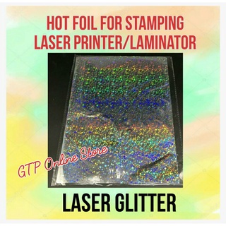 Foil Transfer for Invitation - Laser Glitter