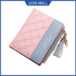 UISN #6081 Korean Wallet For Women Tassel Fashion Women Ladies Wallet Short Wallet