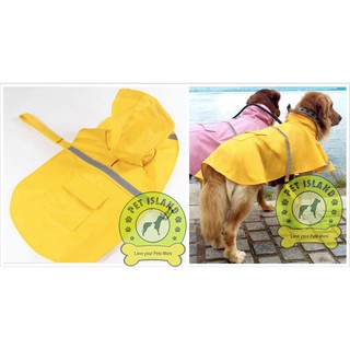 Reflective Rain Coat For Big Dog (1)