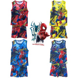 Baby & Kids Spider-Man Sando Terno Short For Boys Set Clothing