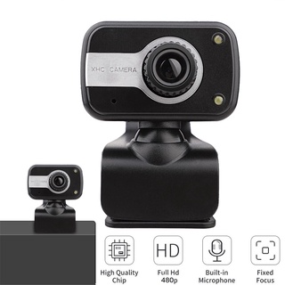 High Definition USB Camera Web Cam with Built-In Microphone Clip-on For Skype Computer Desktop