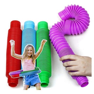 Colorful Fidget Pop Tubes Toys Folding Pops Autism Adults Sensory Stress Relief Simple Dimple Toys Kids Funny Antistress Toys
