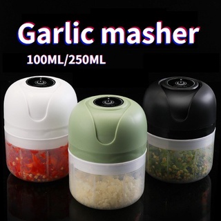 Electric Food Processor Meat Grinder Masher Auto Garlic Crusher Chopper Meat Mincer Portable USB Charging Blend Garlic Chilli Baby Food