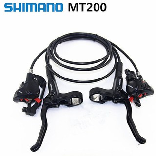 SHIMANO Hydraulic Disc Brake Set 1 Pair MTB Oil Disc Brake MT200 Right Front Left Rear Cycling Parts