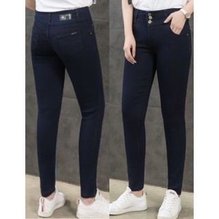 ZHI XIN 903Women's 3 buttons high waist classic skinny slim slimming jeans Discounts