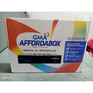 GMA AFFORDABOX - malinaw na, affordable pa