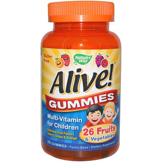 Nature's Way, Alive!, Multi-Vit for Children,90 Gummies