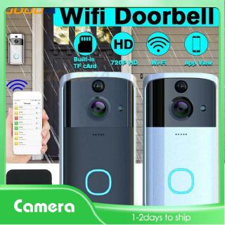 ✈〖IN STOCK/Fast〗✔ Wireless Smart WiFi Door Bell IR Video Visual Camera Intercom Home Security Kit