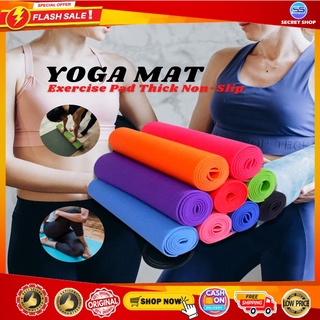 Original Yoga Mat Exercise Gym Pilates Thick Slip Non Fitness Workout Carry NBR Mats Large Yoga 6mm