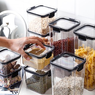 Storage Container Refrigerator Transparent Organizer Airtight Food Storage Box Sealed Jar