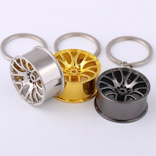 Luckylemon Car Keychain Wheel Tire Styling Creative Car Key Ring Auto Car Key Chain Keyring (3)